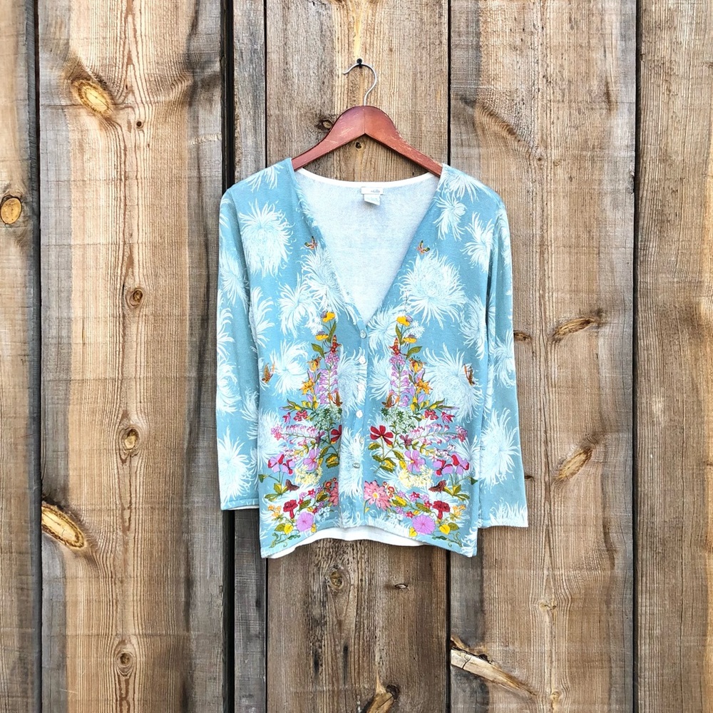 Odille 3/4 Sleeve Cardigan Sz Medium/large